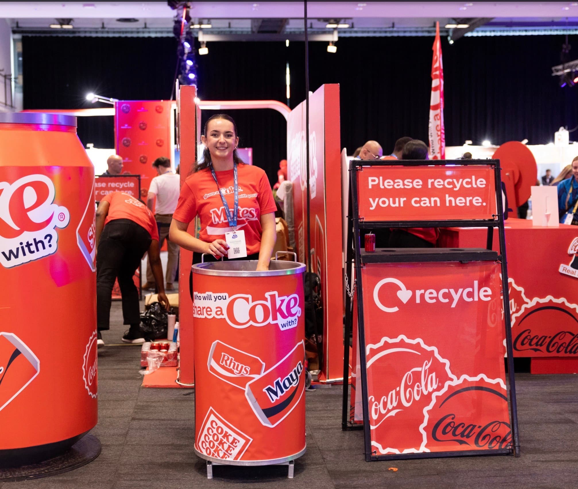 Coca Cola At Rally